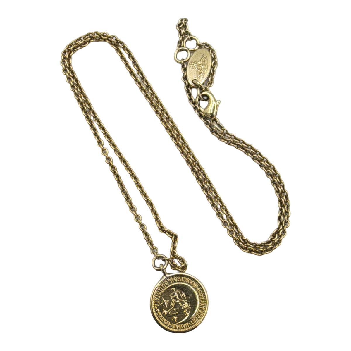Vivienne Westwood Womens Gold Nacklace
