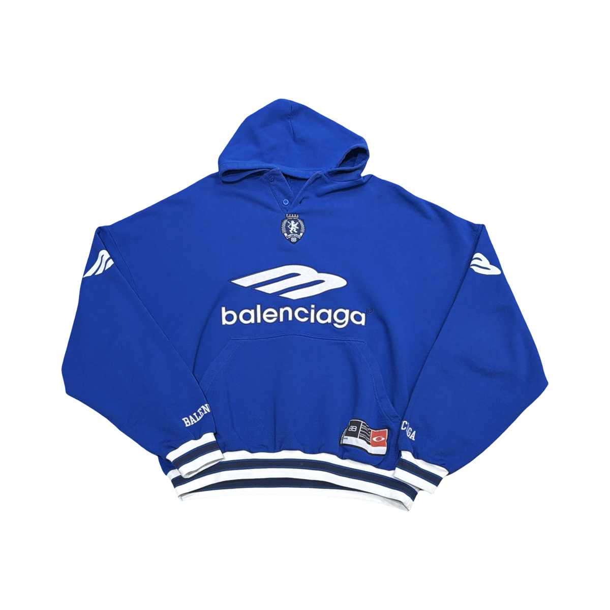 Balenciaga 3B Football Polo Hoodie