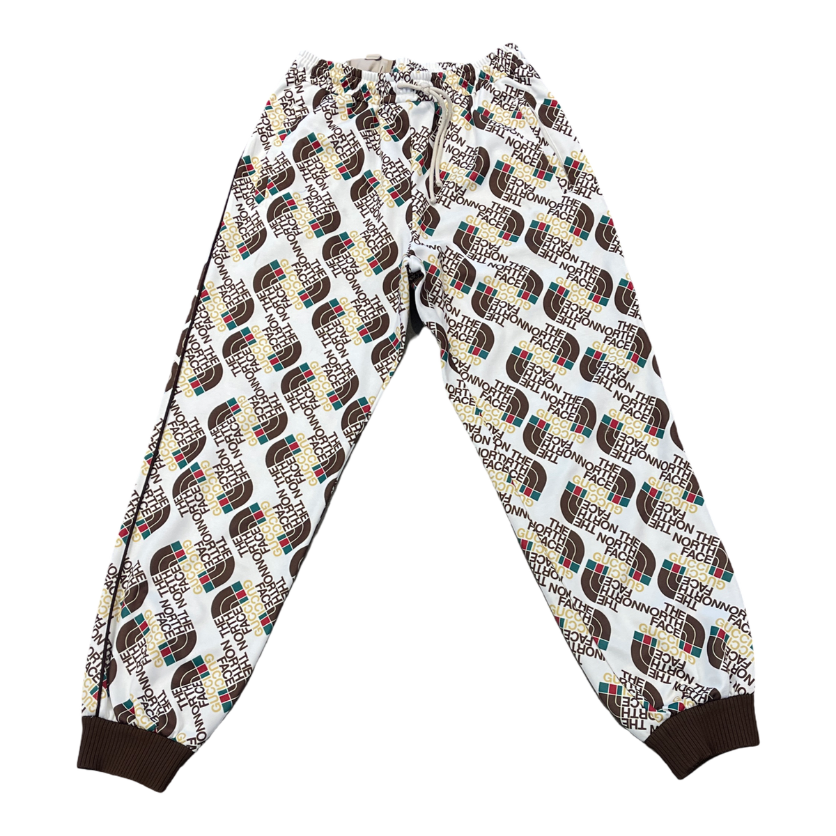 Gucci x North Face Jogger Logo Print (Brown)