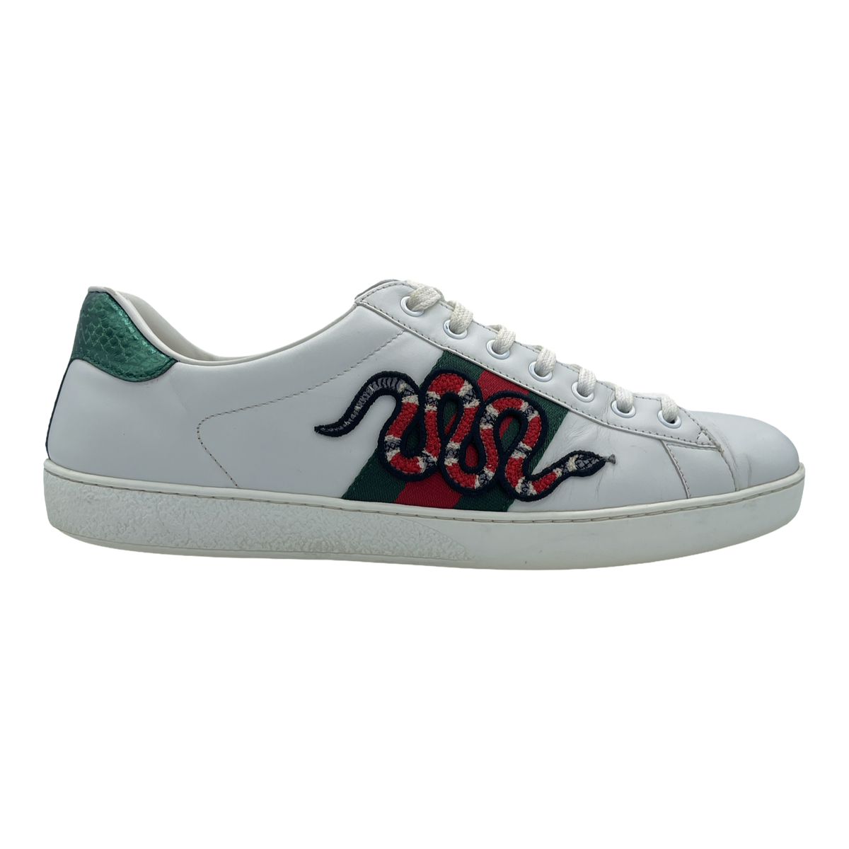 Gucci Ace Embroidered Snake