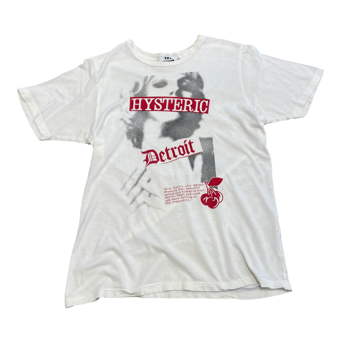 Hysteric Glamour Detroit Tee White