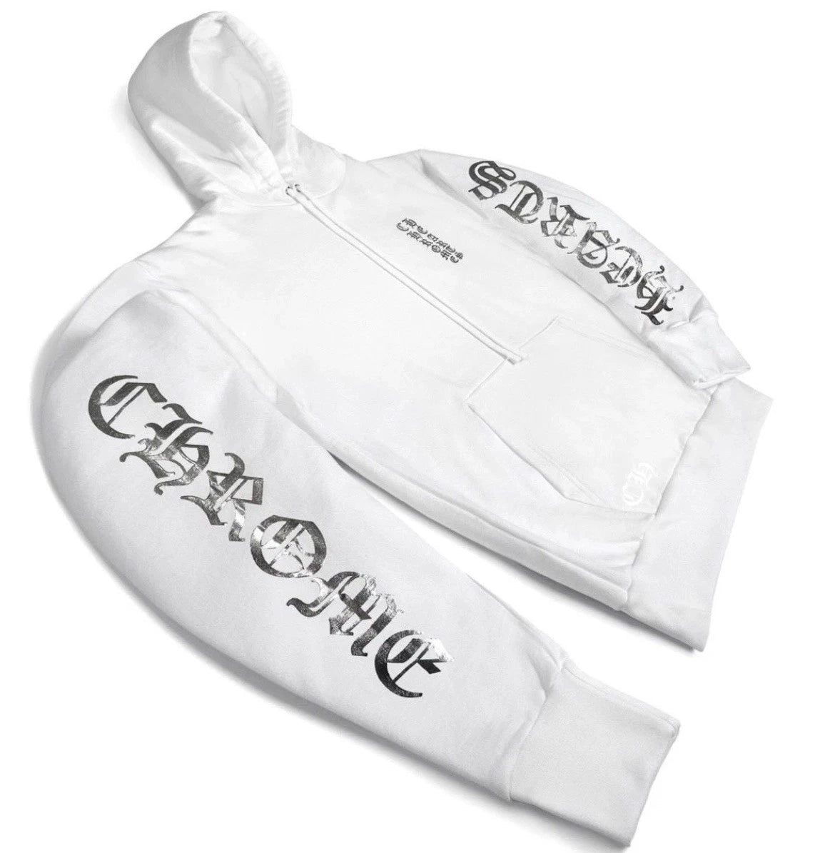 Chrome Hearts White Chrome Letter Hoodie