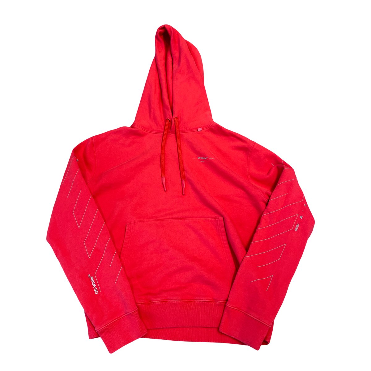 Off White Hoodie Red
