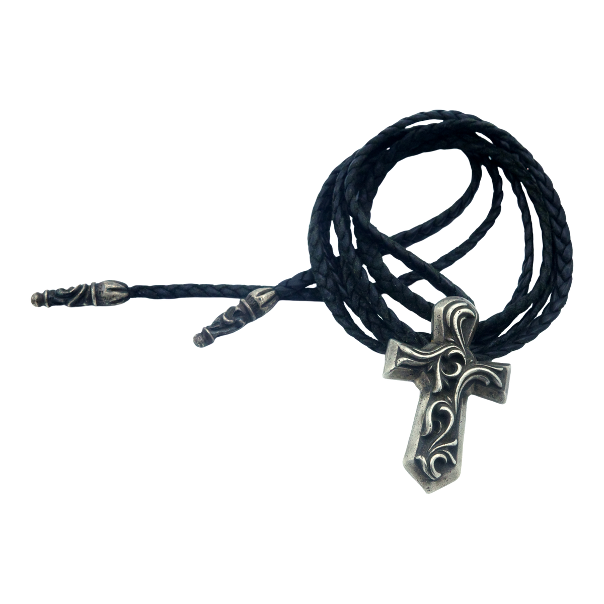 Chrome Hearts Vulcan Cross Double Leather Blade