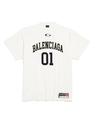 Balenciaga Basketball Logo T-Shirt White
