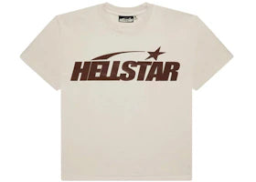 Hellstar Classic T-shirt (Regular Print) White/Brown