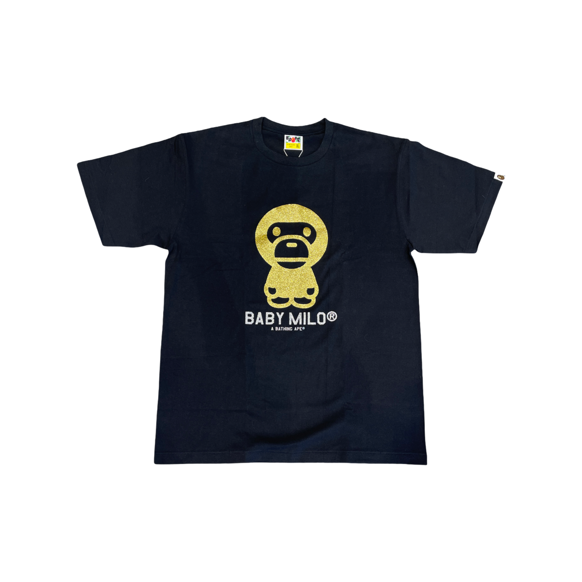 Baby Milo Glitrer Black T-shirt