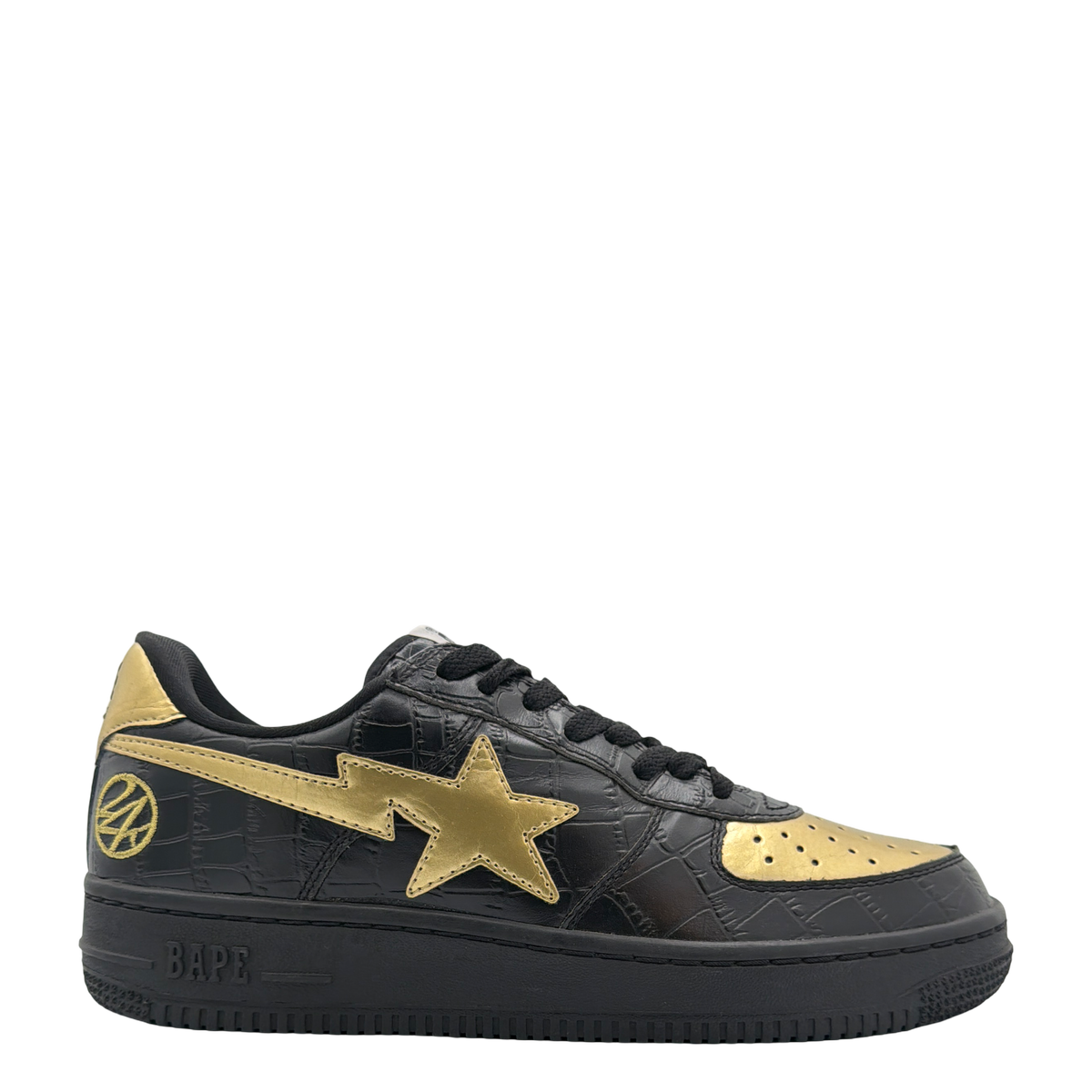 Bape 24k Gold Bapesta
