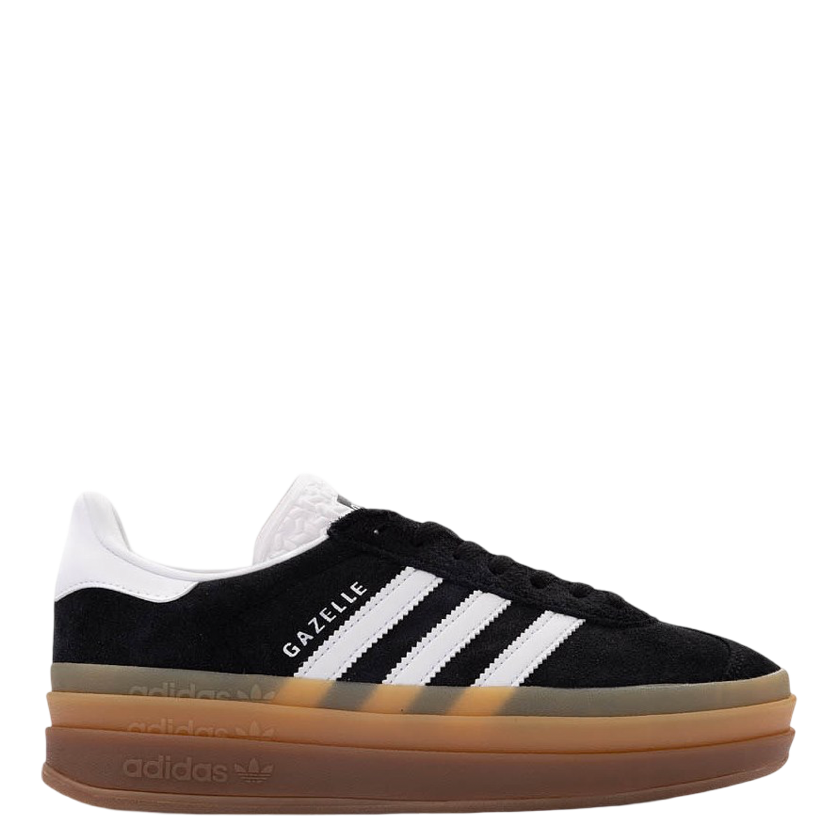 adidas Gazelle Bold Black White Gum (Women's)