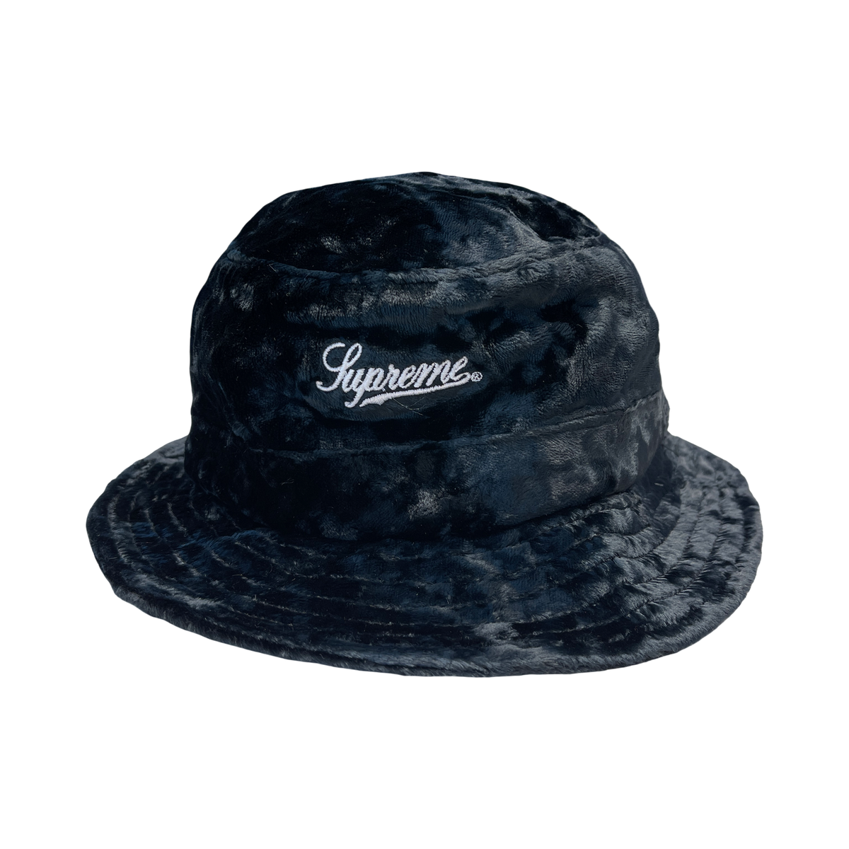 Supreme Crushed Velvet Crusher Black