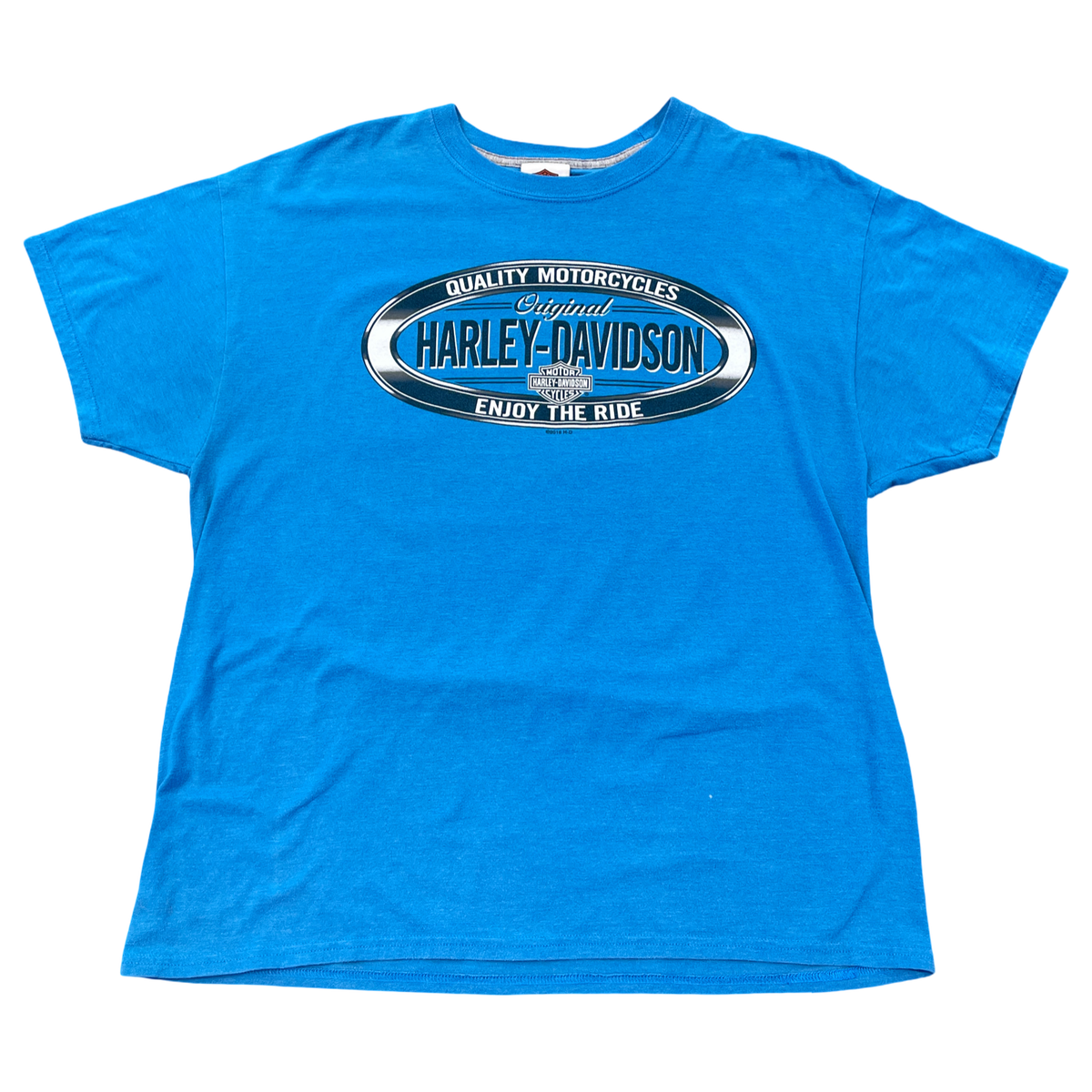 Vintage Harley Davidson Amarillo Blue Tee