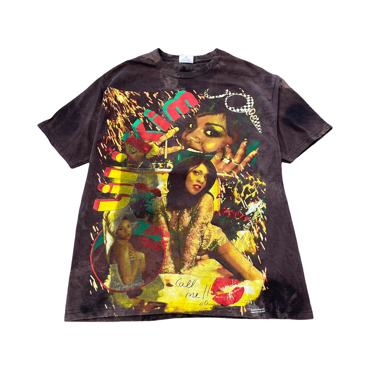 Backstock Co Lil Kim Tee Brown