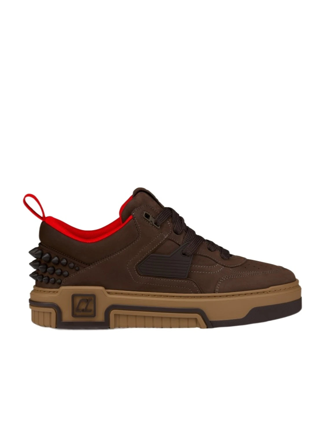 Christian Louboutin Christian Louboutin Astroloubi Lace-Up Sneakers Brown