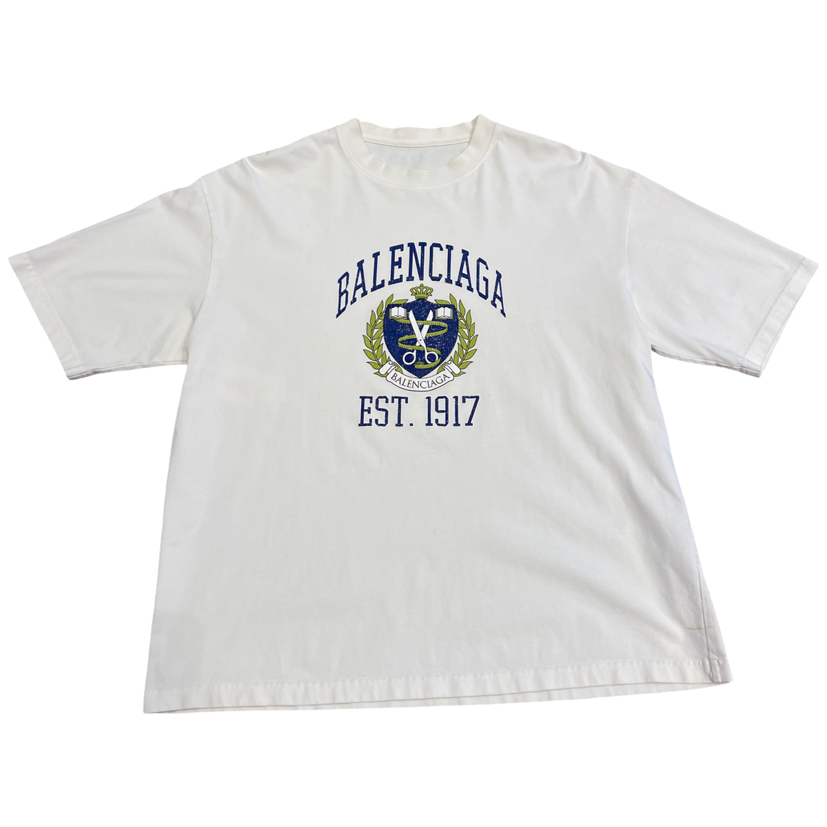 Balenciaga College Logo T-Shirt
