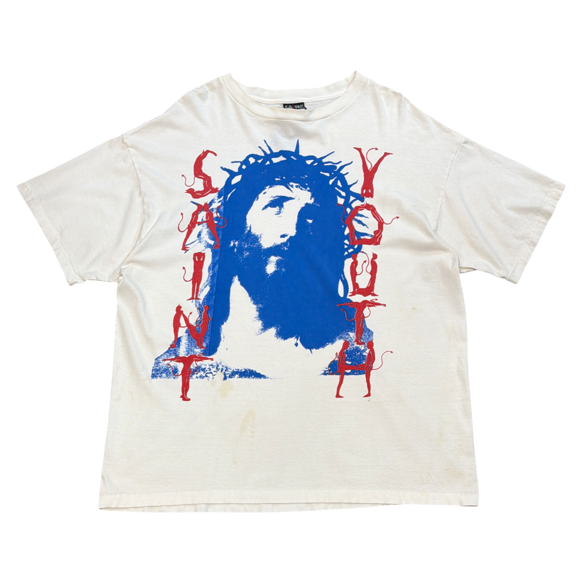 Saint Mxxxxxx ST Youth T-Shirt Vintage White