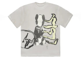 Travis Scott Cactus Jack + Kaws For Fragment Tee Aged Yellow