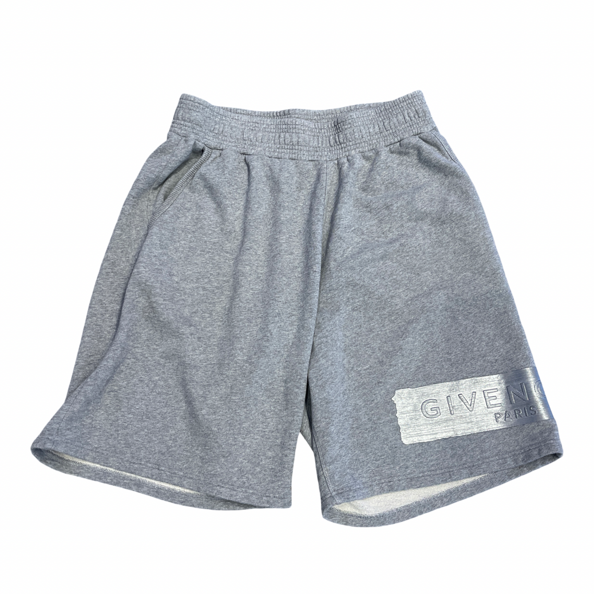 Givenchy Grey Cotton French Terry Sweat Shorts