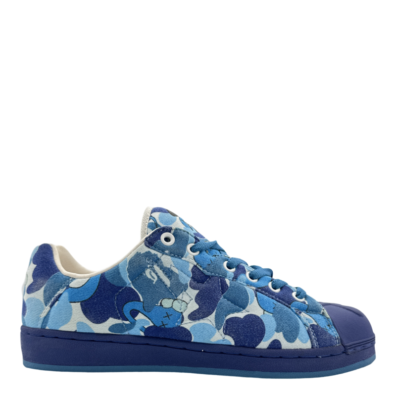 A Bathing Ape Skull Sta KAWS Blue Camo