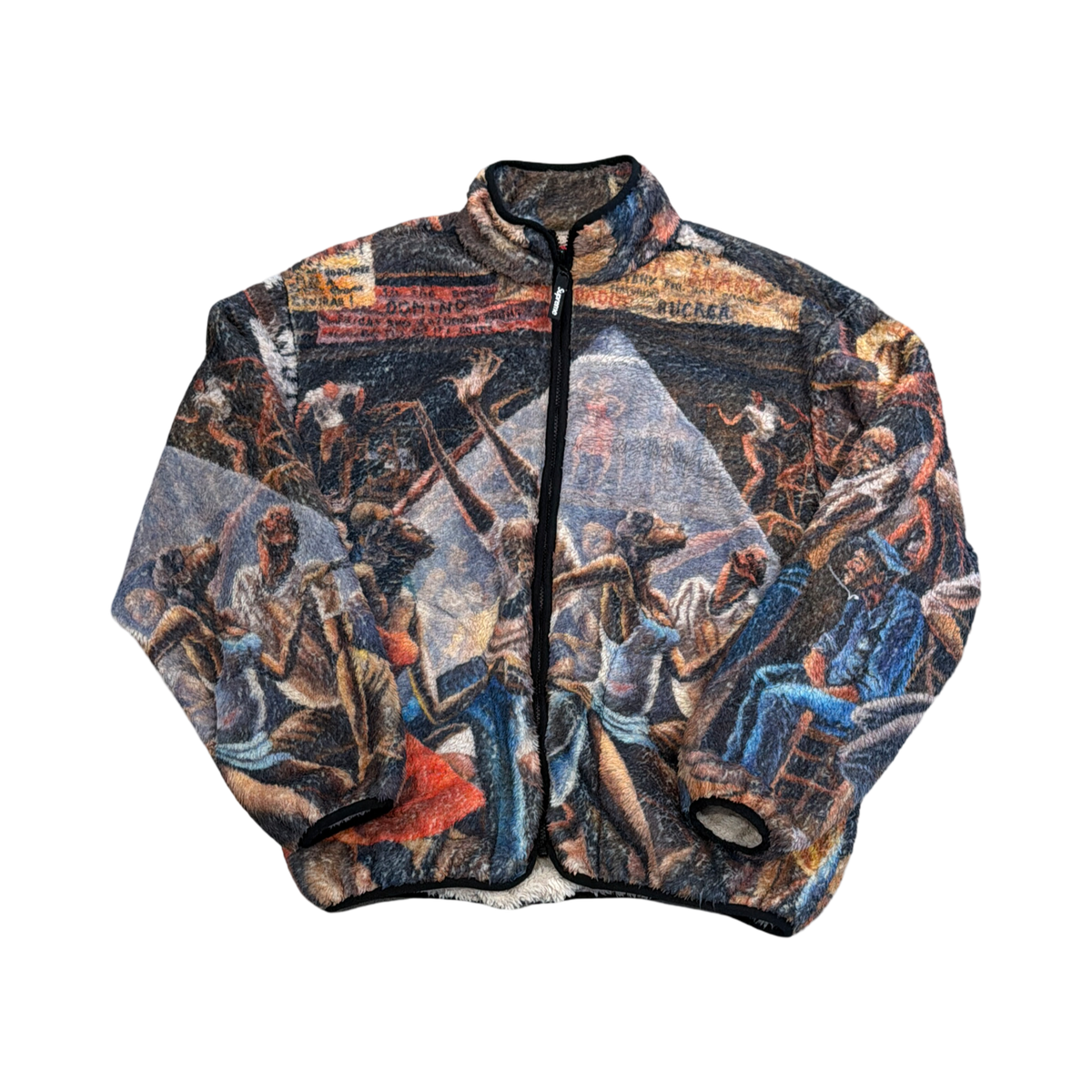 Supreme x Ernie Barnes Fleece Jacket 'Multicolor'