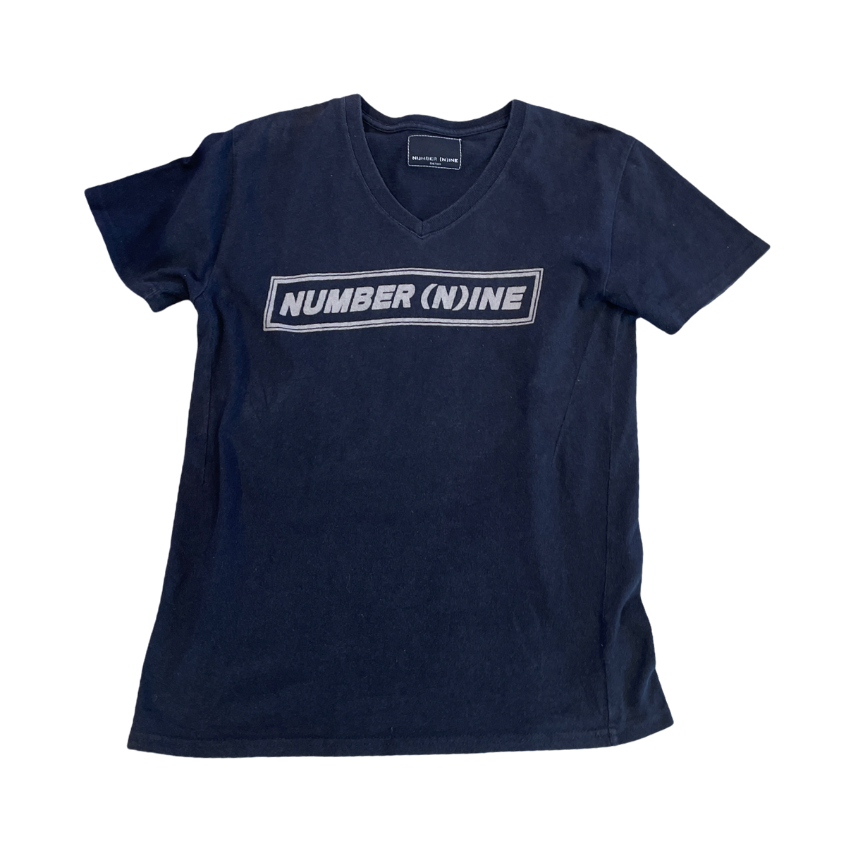 Number (N)ine Spell Out V-Neck Shirt