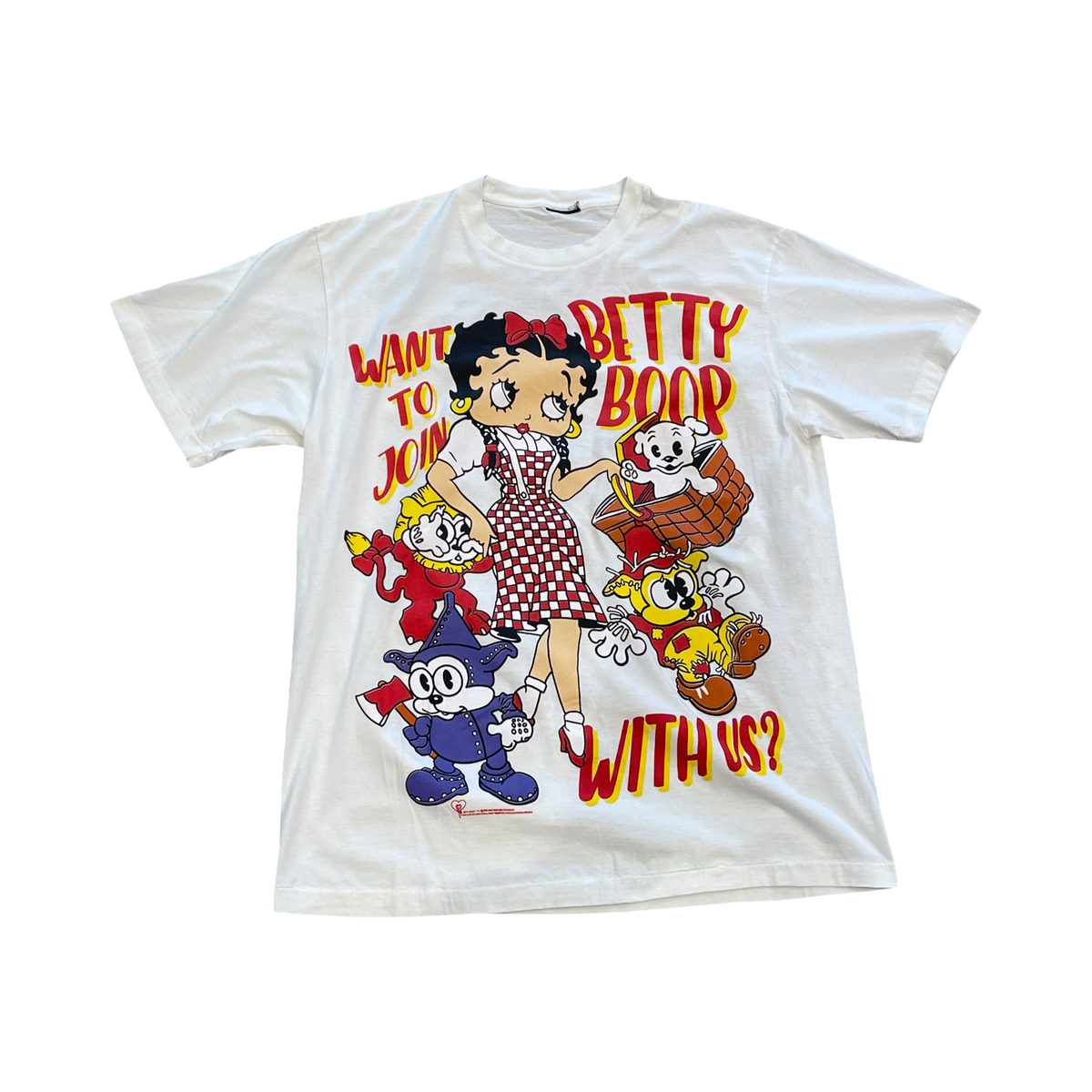 Vintage Betty Boop White T-Shirt