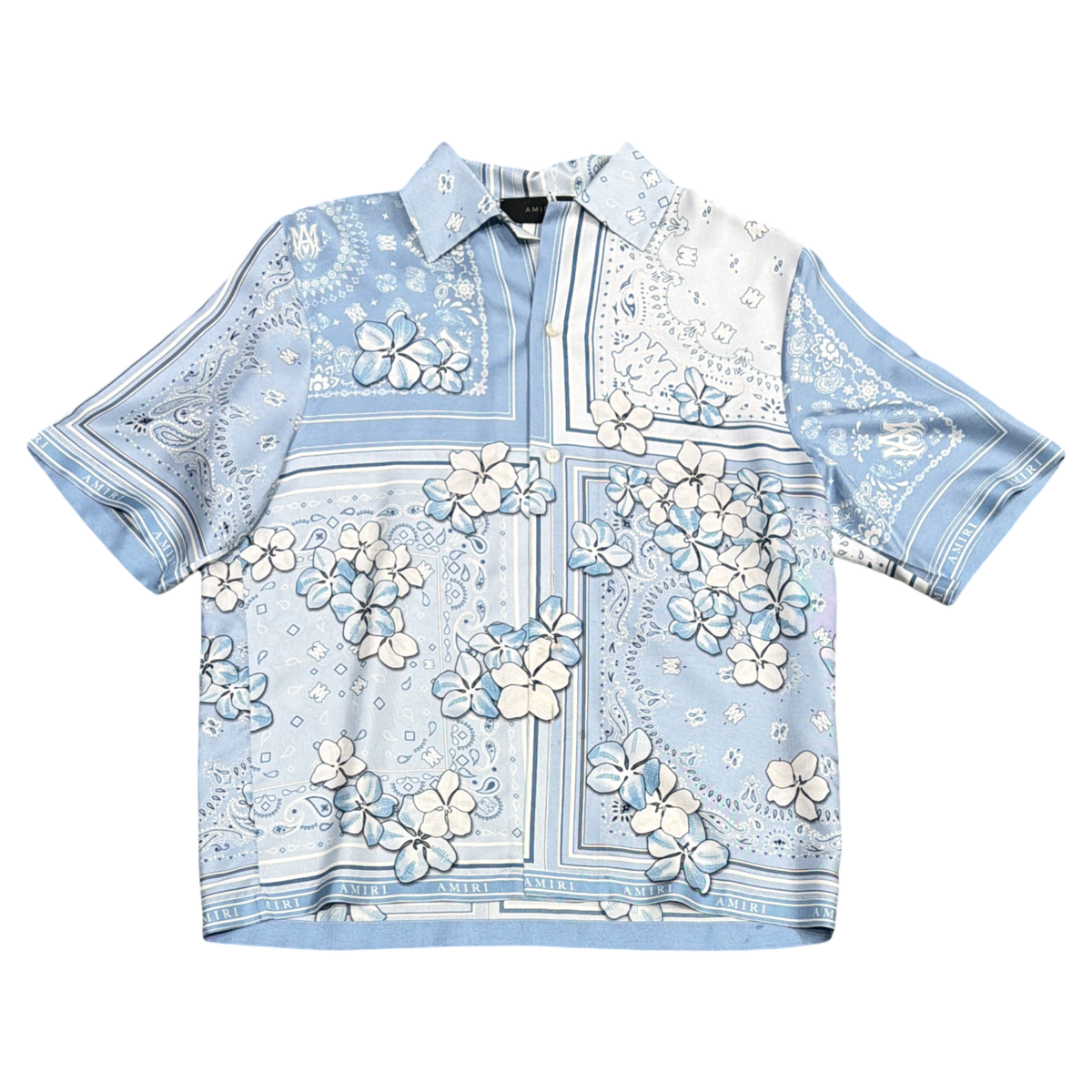 Amiri Floral Paisley Silk Shirt