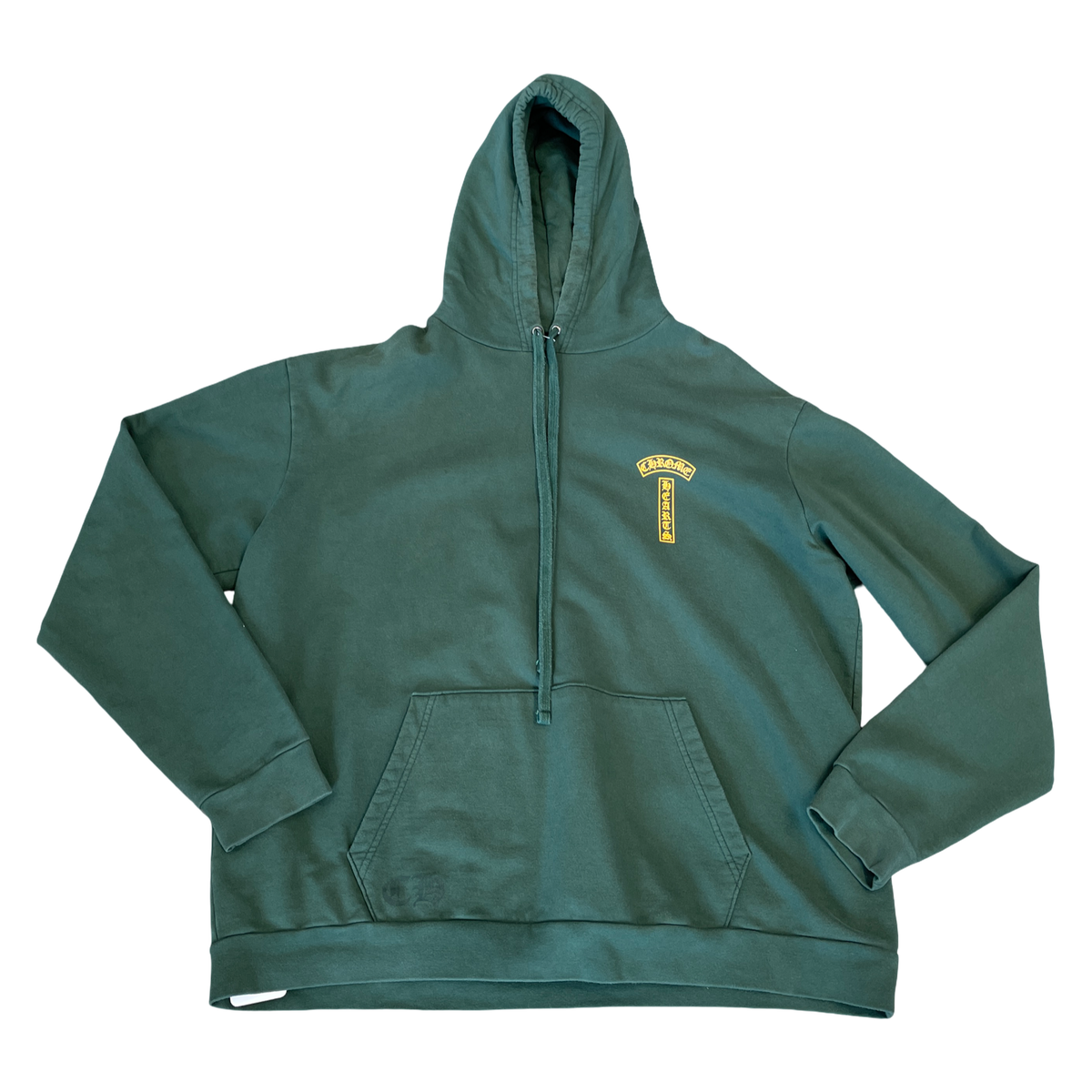 Chrome Hearts Green Hoodie Green/Orange