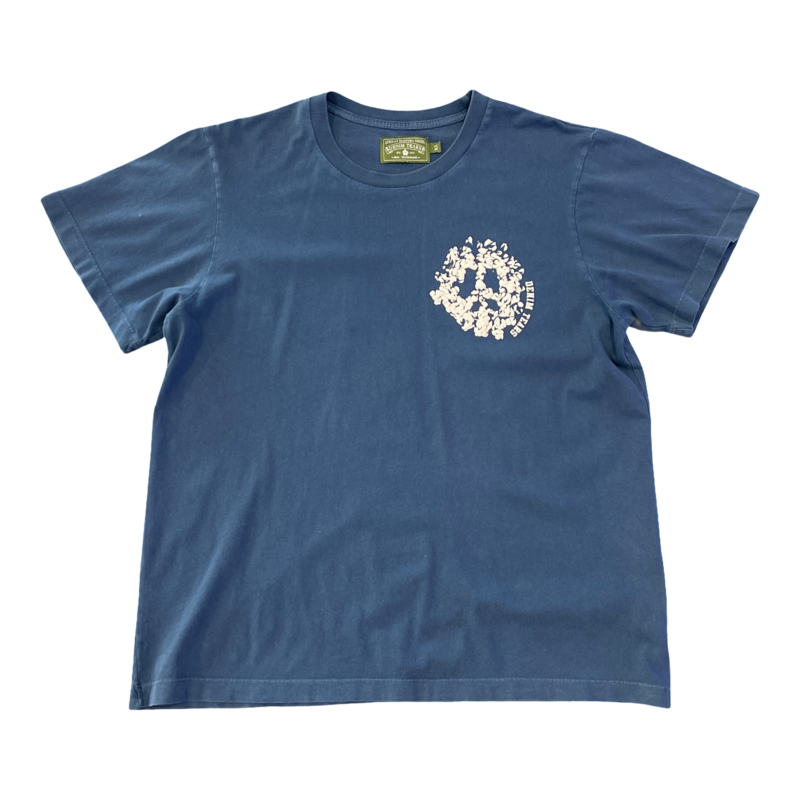 Denim Tears Blue Peace Logo Tee - Pre-Owned XL
