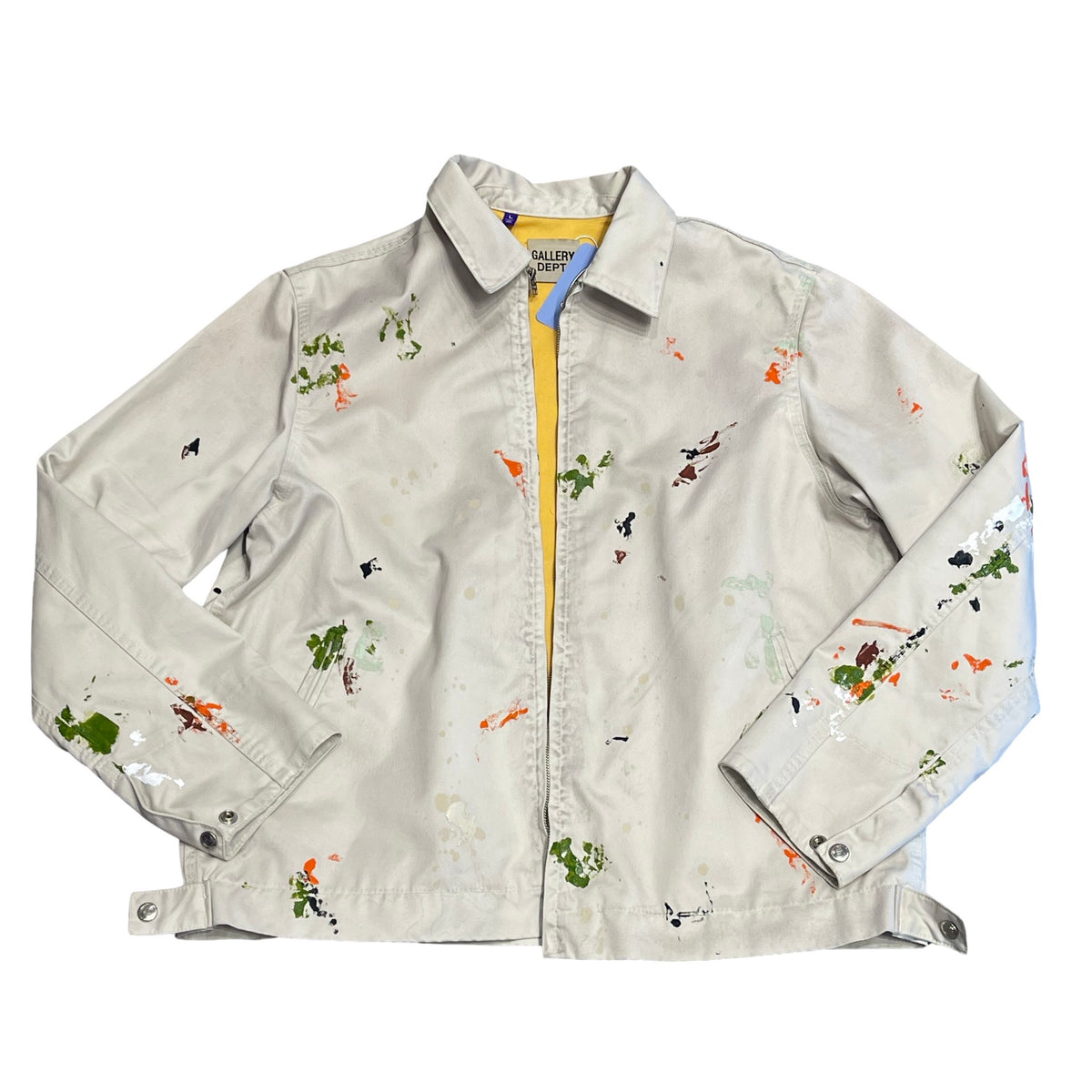 Gallery Dept Paint Tan Jacket (Broken Zipper)