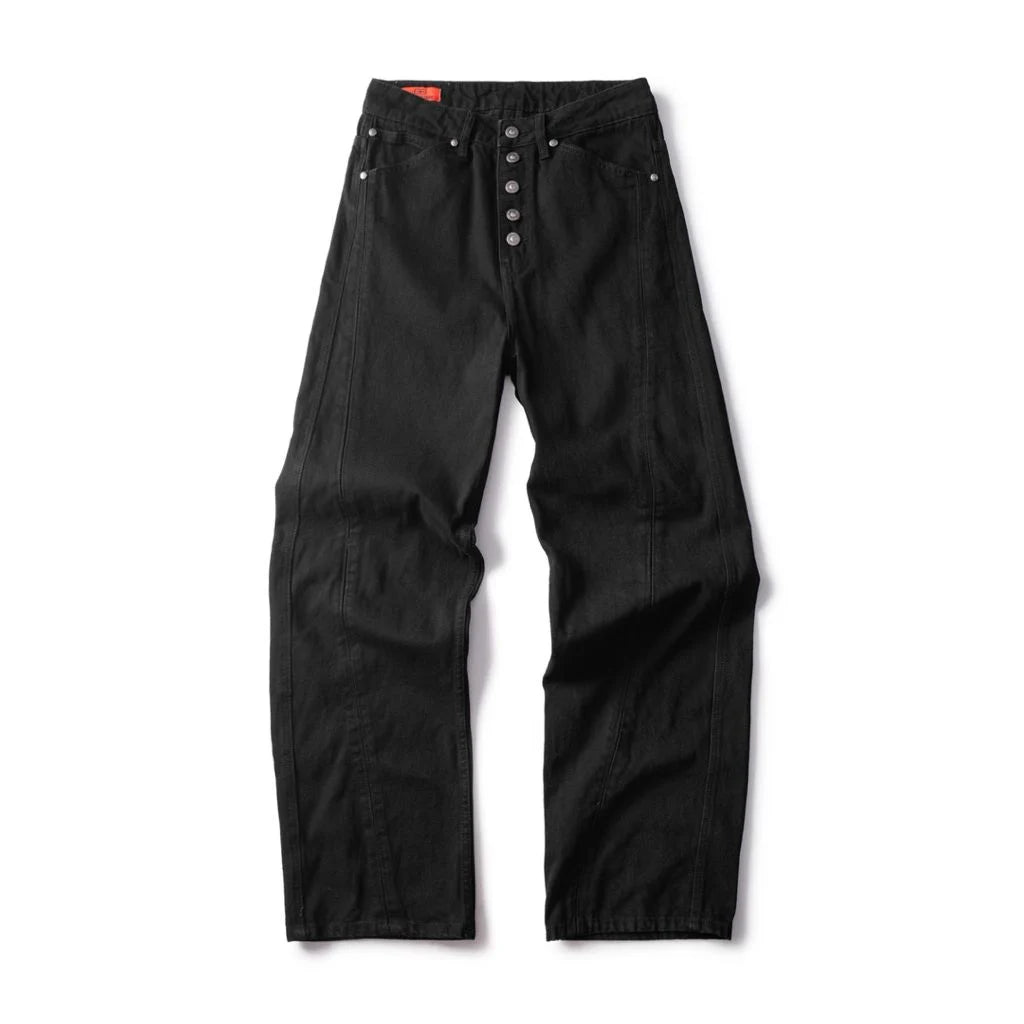 Bacykism BCK BLACK BAGGY JEANS