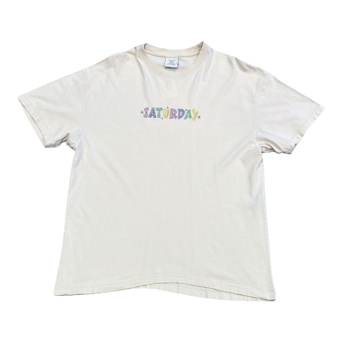Vetements Saturday White Tee