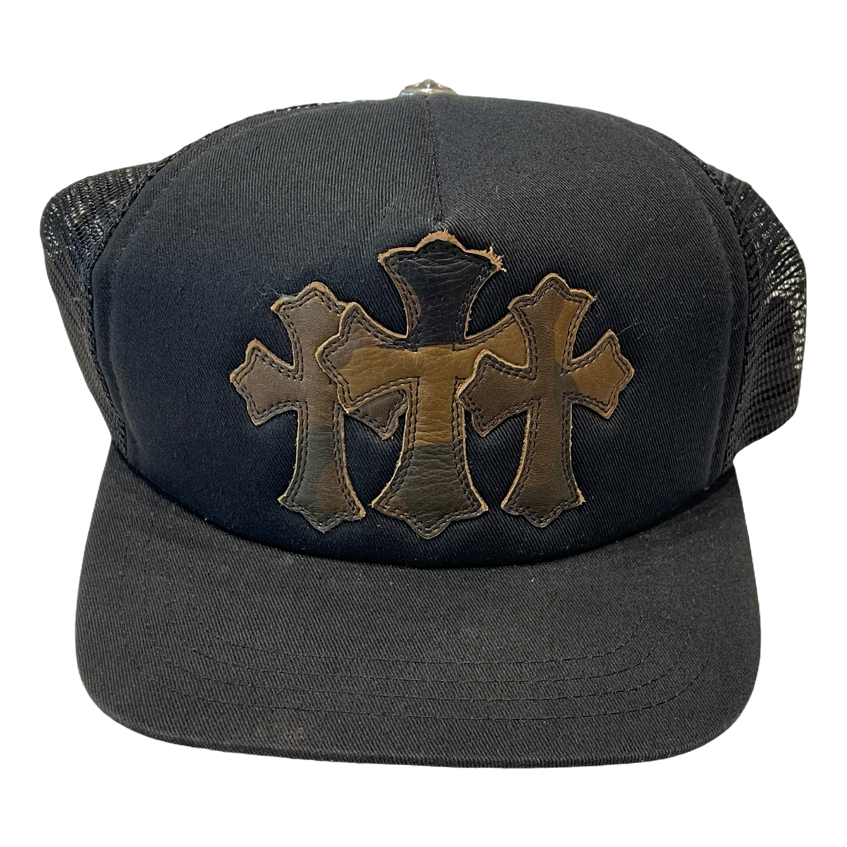 Chrome Hearts Cemetery Trucker Hat Camo/Black
