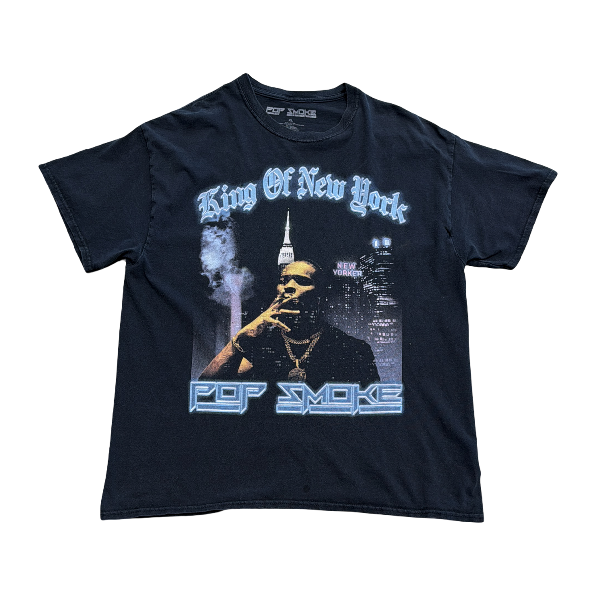 Pop Smoke King Of New York T-Shirt Black