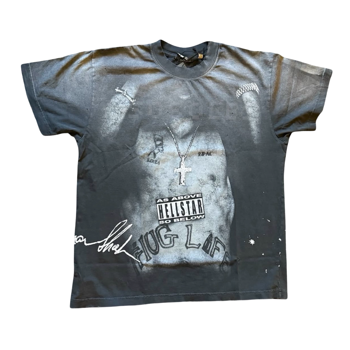 Hellstar x 2Pac Tupac FLes T-Shirt