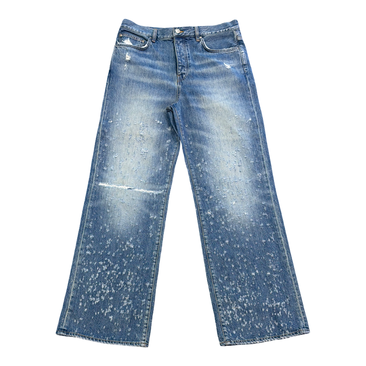 AMIRI Men's Shotgun Baggy Jeans in Crafted Indigo