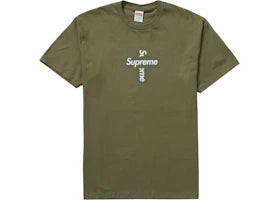 Supreme Cross Box Logo Tee Light Olive
