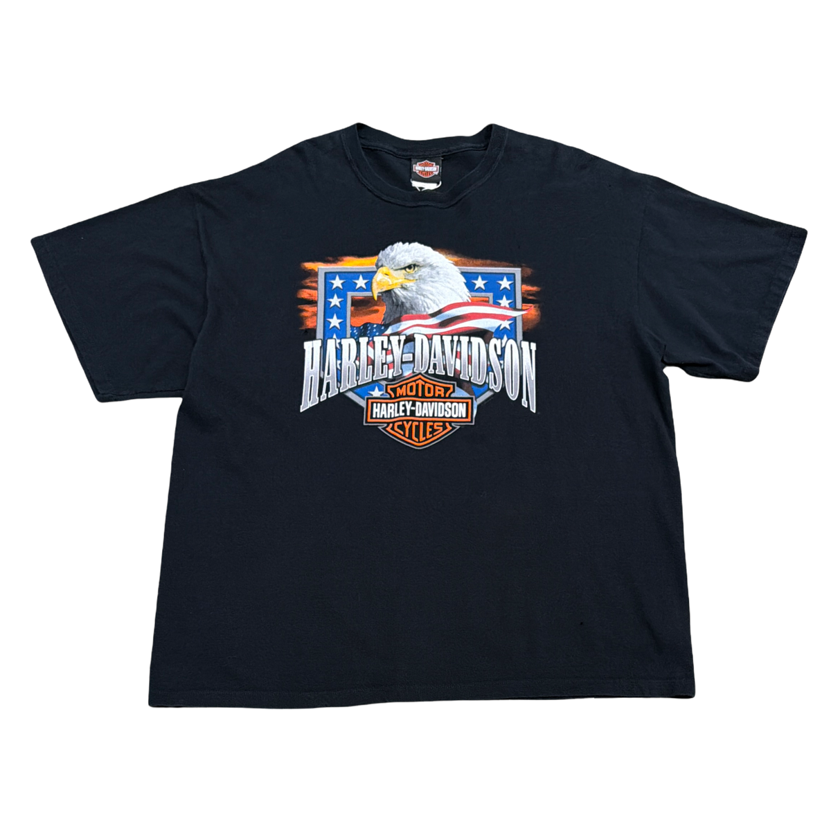 Harley Davidson Panama Beach Florida Black Tee