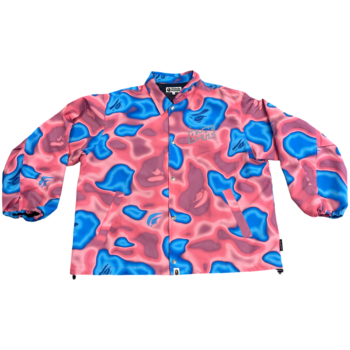 Bape Liquid Camo BapeSta Coach Jacket