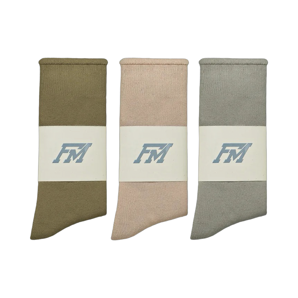 Premium FM Socks Olive/Tan/Grey