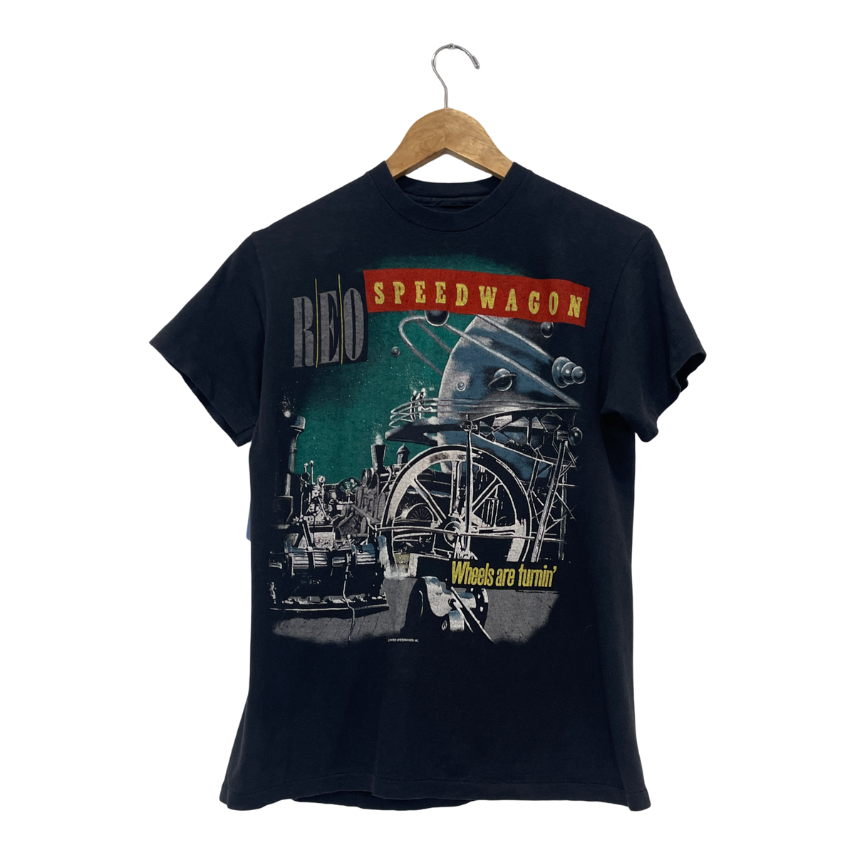 1984 Reo Speedwagon Wheels Are Tourin Tee