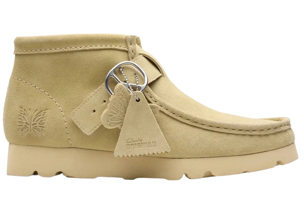 Clarks Originals Wallabee Strap Boot Needles Maple Suede