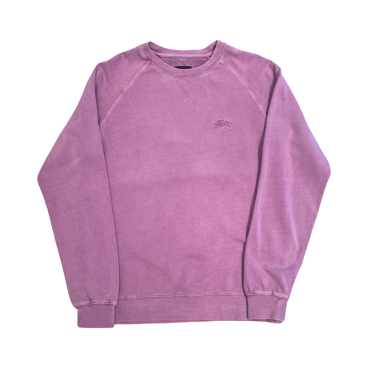 Faded Purple Stussy Crewneck