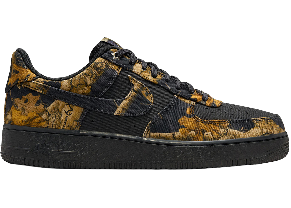 Nike Air Force 1 Low Realtree Black Camo (No Lid)
