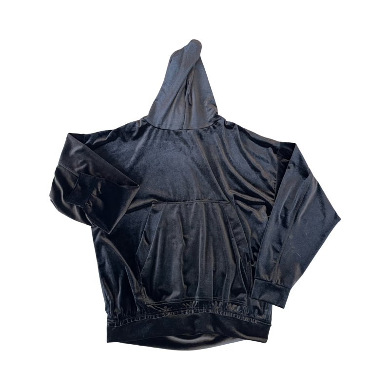 Represent Velour Black Hoodie