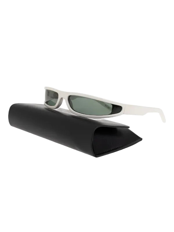 Rick Owens FOG White Sunglasses