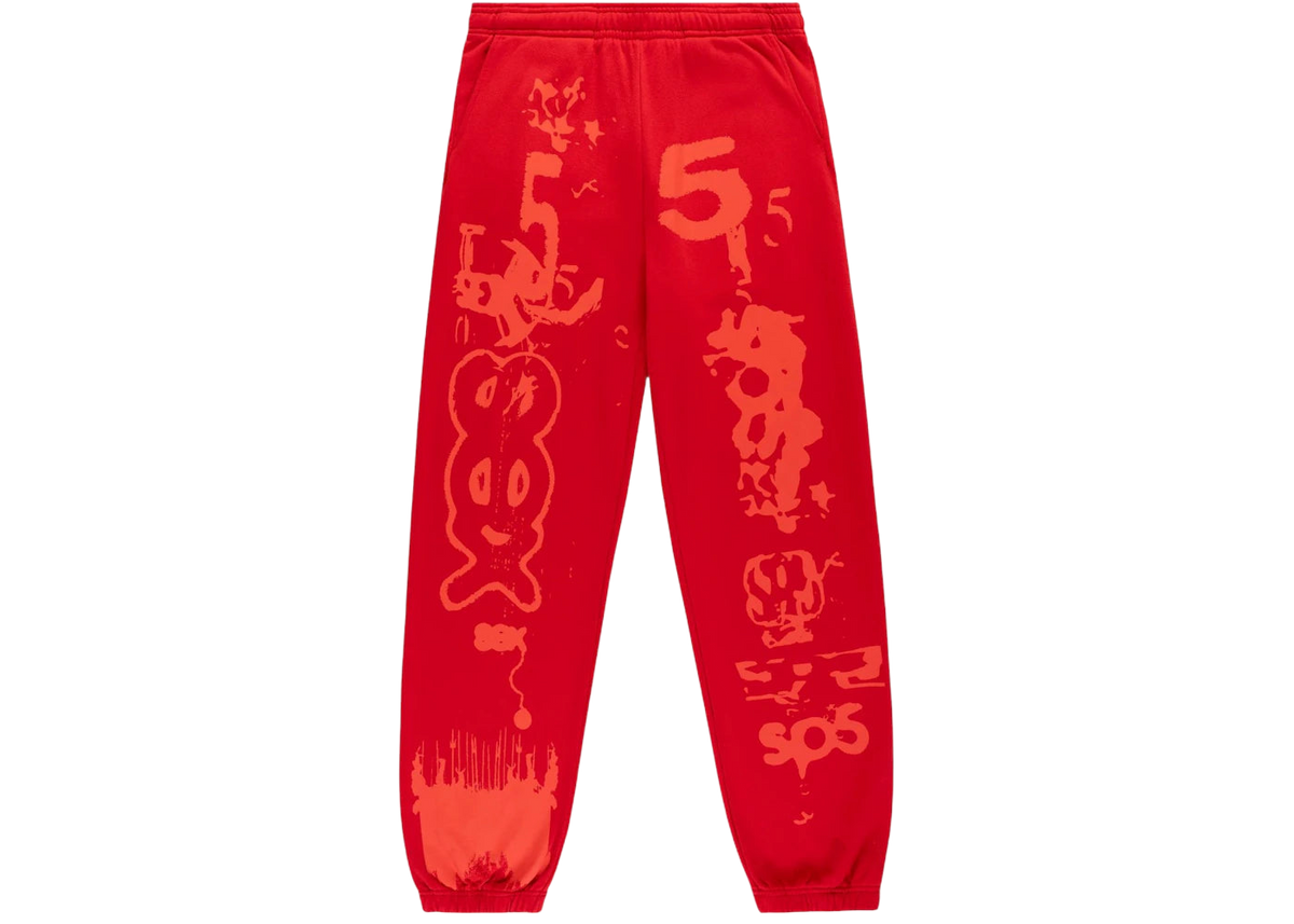 Sp5der X-Ray Sweatpant Red
