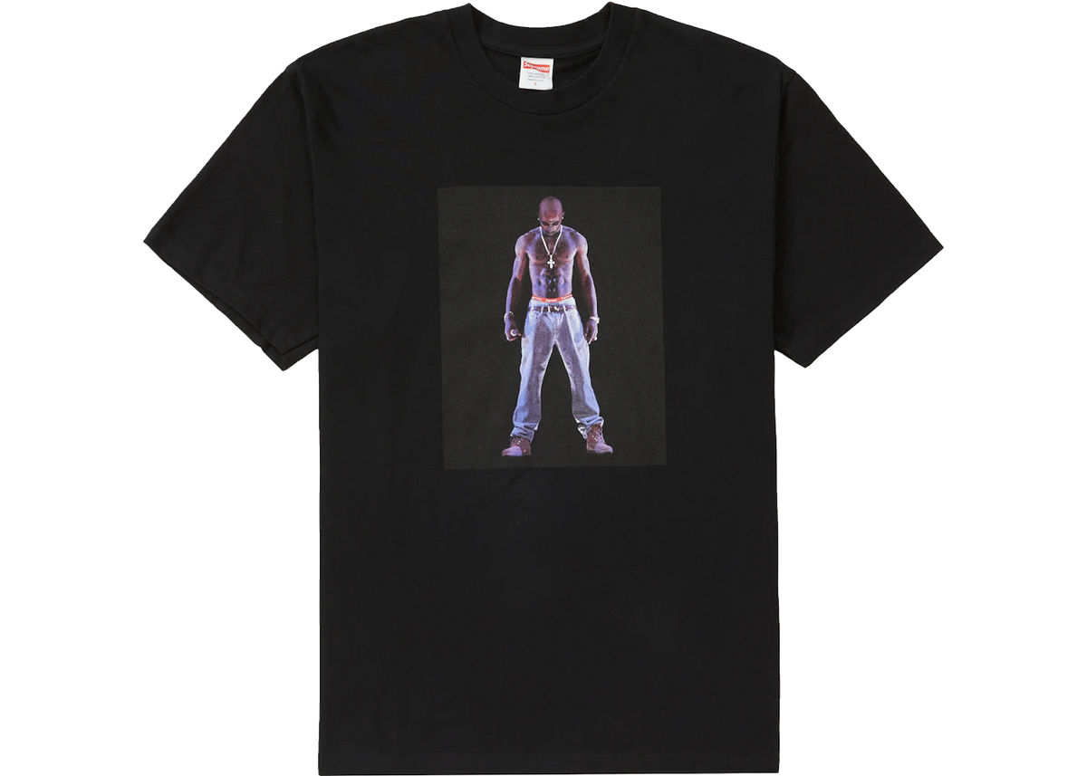Supreme Tupac Hologram Tee Black