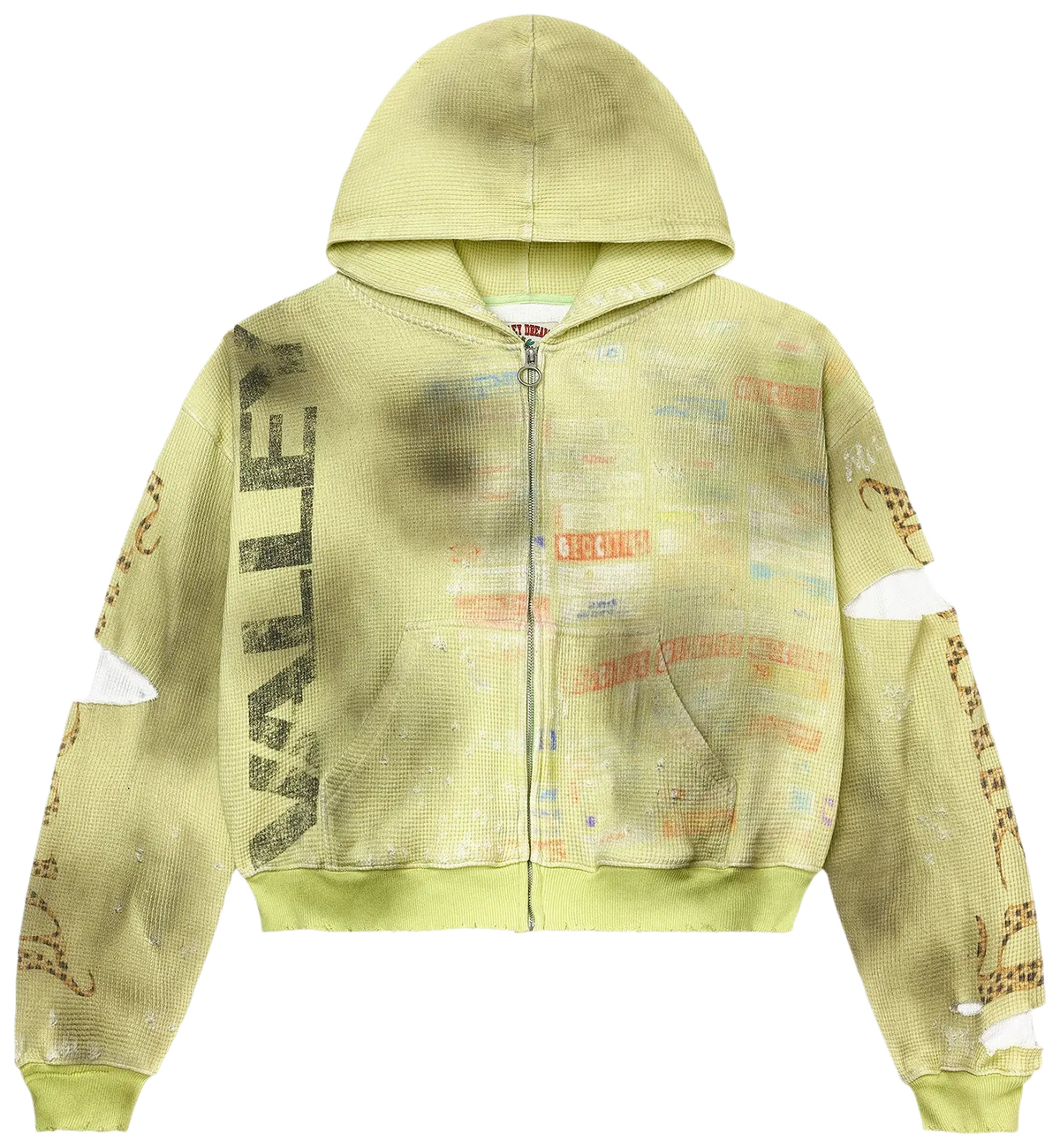 Vale Forever Glitch Zip Up 'Hack Green'