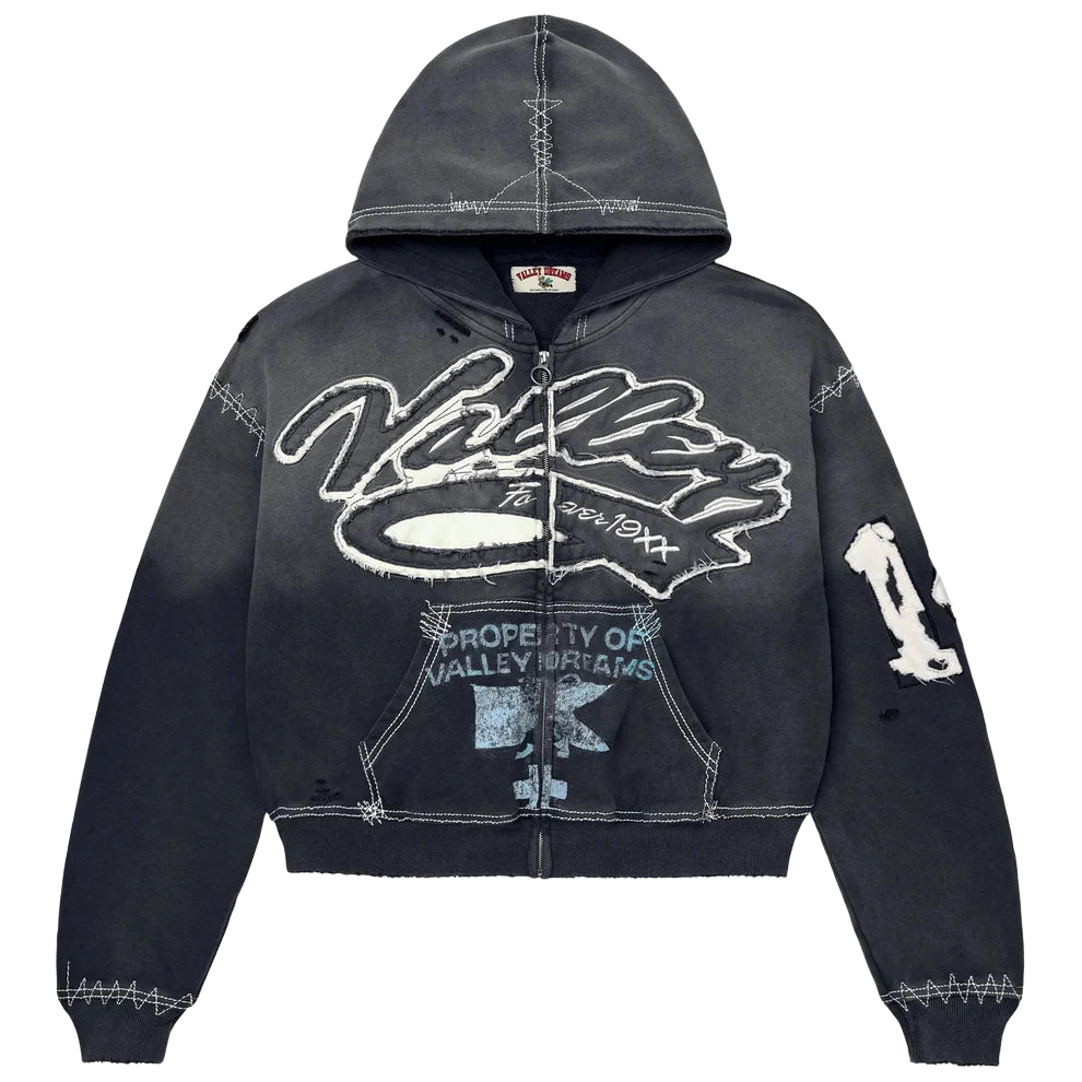 Vale Forever Religion Zip-Up Hoodie Black