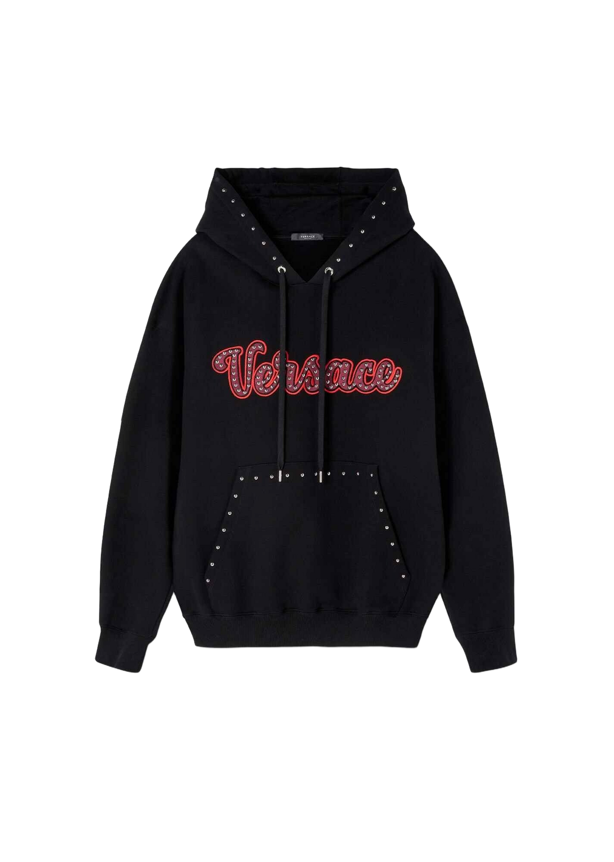 Versace Varsity Logo Studded Hoodie